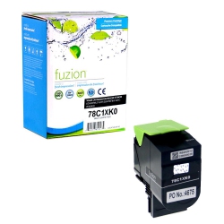 FUZION Compatible Lexmark 78C1Xk0 Toner - In Black