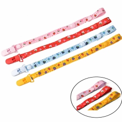 ISTAR Baby Pacifier Soother Chain Holder Straps Teething Clips Adjustable for Babies