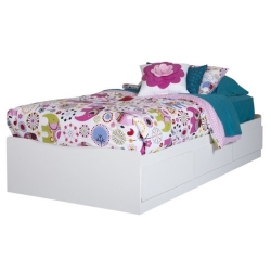SOUTH SHORE CANADA South Shore Fusion Twin Storage Mates Bed In In White