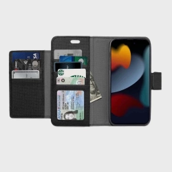 CASECO Magsafe Iphone 14 Leather Wallet Case - Sunset Blvd