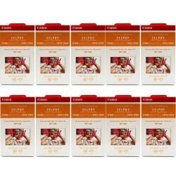 CANON 10 Unit Rp-108 High-Capacity Color Ink/paper Set for Selphy Cp910 Printer