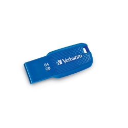VERBATIM 64GB Ergo USB 3.0 Flash Drive – In Blue