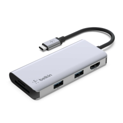 BELKIN 5-Port USB Type C Hub (Pvc002Btsgy)