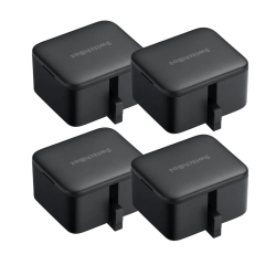 SWITCHBOT Bot | Smart Switch Button Pusher - No Wiring, Add Hub Mini to Make It Compatible With Alexa, Google Home, Ifttt - 4 Pack Bundle In Black