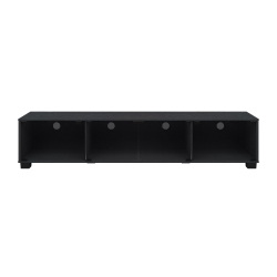 CORLIVING Bromley Modern Tv Stand, Tv Table Stand - Tvs Up to 85" In Black
