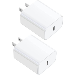 CELL2FLO 2 Pack Iphone 14 13 12 Fast Charger Block, 20W USB-C Power Adapter Iphone Fast Charging Plug Type C Wall Charger Cube Compatible \w Iphone