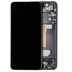 ESOURCE PARTS Oled Display Screen Digitizer Assembly With Frame for Samsung Galaxy S22+ Plus 5G (Sm-S906W) - Phantom (Premium Quality) In Black