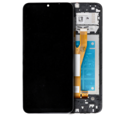 ESOURCE PARTS Refurbished (Excellent) - Replacement Lcd Assembly With Frame Compatible for Samsung Galaxy A03 Core (A032 / 2021) (Black)