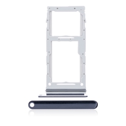 ESOURCE PARTS Replacement Dual Sim Card Tray Compatible for Samsung Galaxy A71 5G (A716 / 2020) (Prism Cube Black)