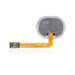 ESOURCE PARTS Replacement Fingerprint Reader With Flex Cable Compatible for Samsung Galaxy A30 (A305 / 2019) / A40 (A405 / 2019) (White)