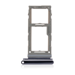 ESOURCE PARTS Replacement Single Sim Card Tray Compatible for Samsung Galaxy A71 5G (A716 / 2020) (Prism Cube Black)