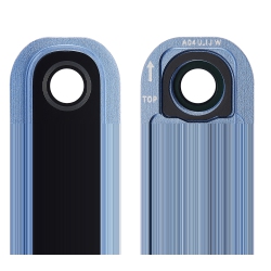 ESOURCE PARTS Replacement Back Camera Glass Lens And Cover Bezel Compatible for Samsung Galaxy A40 (A405 / 2019) (Blue)