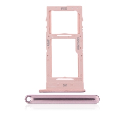 ESOURCE PARTS Replacement Single Sim Card Tray Compatible for Samsung Galaxy A51 5G (A516 / 2020) (Prism Cube Pink)