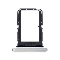 ESOURCE PARTS Replacement Dual Sim Card Tray Compatible for Oneplus Nord Ce 5G (Silver Ray)
