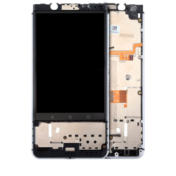 ESOURCE PARTS Refurbished (Excellent) - Replacement Lcd Assembly With Frame Compatible for Blackberry Keyone (Silver)