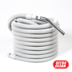 ULTRA CLEAN Universal Basic Hose for Central Vacuum -Designed to Fit All Brands Like Beam, Electrolux, Eureka, Kenmore, Nutone, Husky, Nilfisk