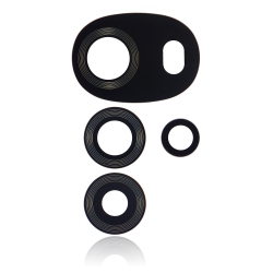ESOURCE PARTS Replacement Back Camera Lens (Glass Only) Compatible for Motorola Moto G22 (Xt2231 / 2022) (4 Piece Set)