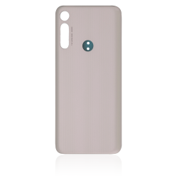 ESOURCE PARTS Replacement Back Cover Compatible for Motorola Moto G Fast (Xt2045-3 / 2020) (Pearl White)