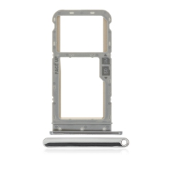 ESOURCE PARTS Replacement Sim Card Tray Compatible for Motorola Moto G Fast (Xt2045-3 / 2020) (Pearl White)