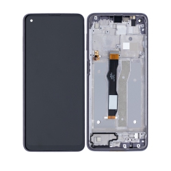 ESOURCE PARTS Refurbished (Excellent) - Lcd Assembly With Frame Compatible for Motorola Moto G Power (Xt2117 / 2021) (Flash Gray)