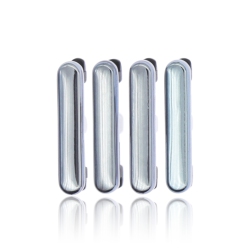 ESOURCE PARTS Replacement Hard Buttons (Power / Volume) Compatible for Lg Stylo 6 (Black) (4 Piece Set)