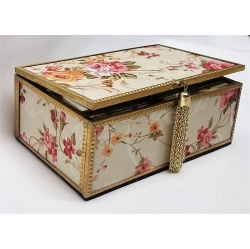 ELEGANCE Mandarin Jewelry Box 7 X 4 1/8