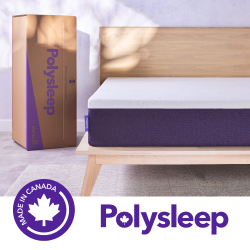 POLYSLEEP Origin 10" Antimicrobial Memory Foam Mattress | Breathable Soft Liquid Repellent Cover, Premium Hybrid Bed In A Box, — King Size
