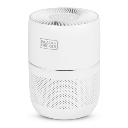 BLACKDECKER Black+Decker Tabletop Air Purifier - 3-Stage Filtration System - Hepa Air Purifiers for Home，white