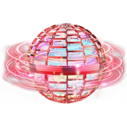 HLD Flying Ball Toy for 3, 6, 8, 10, 12 Year Old, Hand-Controlled Hover Boomerang Ball, Dynamic Light Spinner Christmas Toys Gif