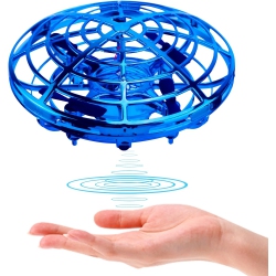 HLD Flying Toy Mini Drone for Kid, Hand Controlled Flying Ball With Led Light, Ufo Helicopter With 2 Speed, Easy Indoor Outdoor