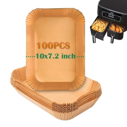 HLD Air Fryer Parchment Paper Liners for Ninja Dual Air Fryer, Air Fryer Liners, Air Fryer Disposable Paper Liner Airfryer Parchme