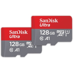 SANDISK 2-Pack 128GB Ultra Micro Sdxc Memory Card - (Sdsquab-128G-Gn6Mt) + Adapter
