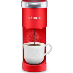 KEURIG K-Mini Single Serve K-Cup Pod Coffee Maker, Featuring An Ultra-Sleek Design, Poppy In Red