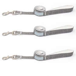 ISTAR Adjustable Dog Harness Leash Bamboo Fiber Breathable for Dogs (Small Medium Large) Outside Walking, Jogging