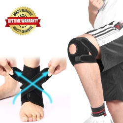 YELLOW-PRICE Breathable Adjustable Compression Sleeve Knee Support Brace/ Ankle Support Brace
