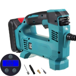 ISTAR Car Air Compressor Pump Adapter Tire Inflator 18V Cordless Car Tire Pump With Rechargeable Li-Ion Battery