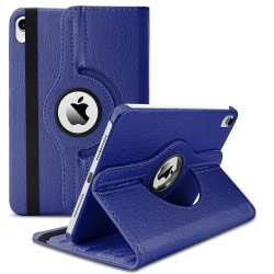 XCRS Folio Case for Apple Ipad 10Th Generation 10.9 Inch (2022) 360° Swivel Rotating Cover, Multi-Angle Viewing, Pu Leather Auto Wake/sleep \w Strap