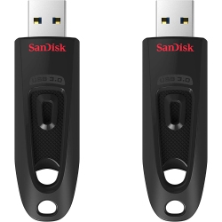 SANDISK 2-Pack 64GB Ultra USB 3.0 Flash Drive - (Sdcz48-064G-Gam462)