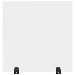 Pare-Éternuements Séparateur De Bureau En Acrylique Reclaim De Luxor - 24 X 24 Po - Transparent