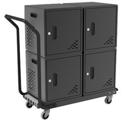 Luxor 40-Device Modular Charging Cart (LLMC40DP) - Black