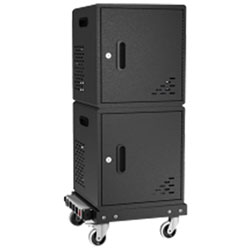 Luxor 20-Device Modular Charging Cart (LLMC20SP) - Black