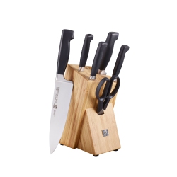 ZWILLING Four Star 7 Piece Knife Block Set, Nature