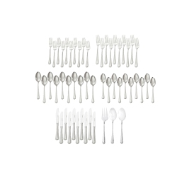 HENCKELS Alcea 53 Piece Flatware Set Polished