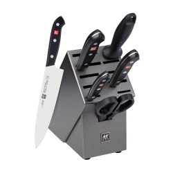 ZWILLING Tradition 7 Piece Knife Block Set With Bonus Steak Set