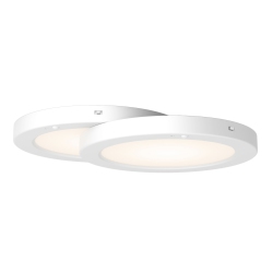 ARTIKA 8" Diameter Ceiling Mount Closet Light Led Motion Sensor Light - Dual Pack In White