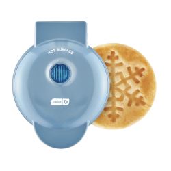 DASH Mini Waffle Maker Snowflake - - Dmf001 In Blue