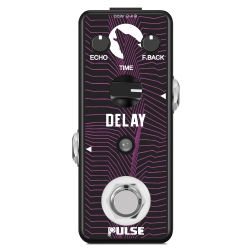 PULSE TECHNOLOGY Delay Analog Vintage Delay Guitar Effect Pedal True Bypass