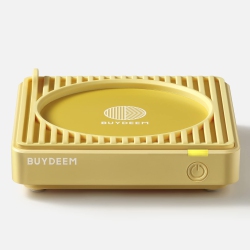 BUYDEEM Oa20013 Extra Wide Mug Warmer, One-Touch Beverage Cup Warmer With 2 Temperature Settings And Auto Shut-Off for Office Desk Use