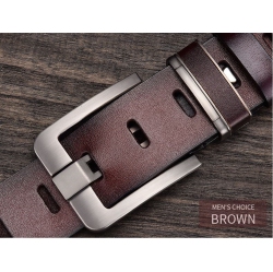 POLO Men's Laxury Leather Belt, Business Belt In Multicolor