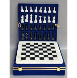 APEX GLOBAL Marble / Onyx - Chess Set